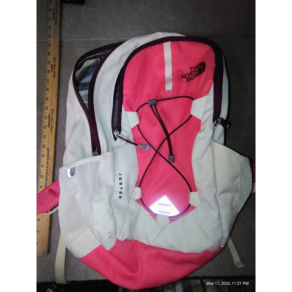 The North Face Jester Backpack Laptop Carrier Overnight Travel Book Bag Purple